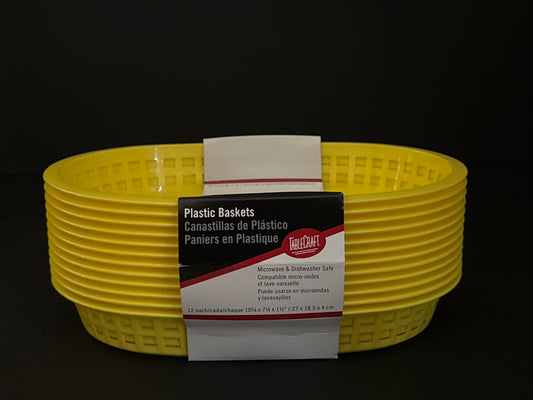 Tablecraft Yellow Chicago Platter, Pack Of 12 C1076Y