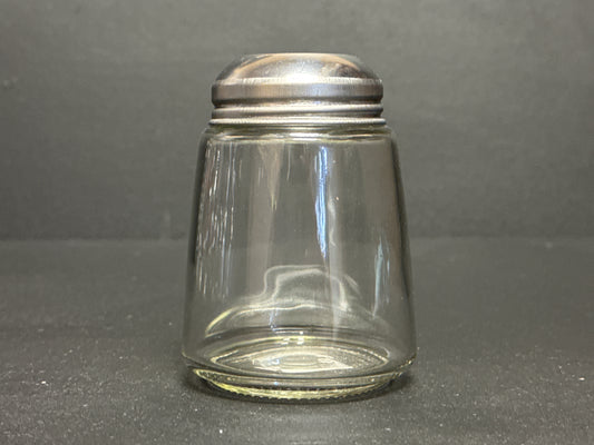 Tablecraft 8 Oz Modern Glass Shaker, Slotted Top 262