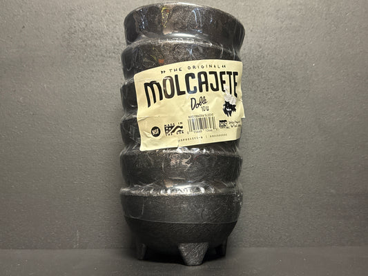 HS Inc NHS1006DX6-CH 10 Oz Molcajete Salsa Dish Polypropylene Charcoal 4 Inch 6 Packs