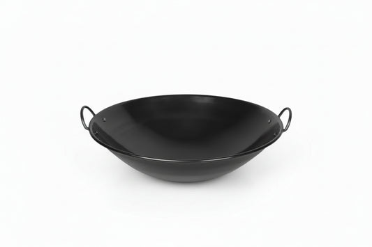 Thunder Group IRWC005 28 3/4" Iron Wok - Riveted Handles