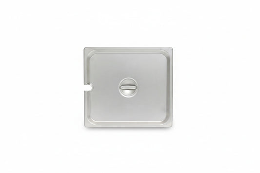 Thunder Group STPA5120CS Half Size Steam Pan Cover - Notched, Stainless