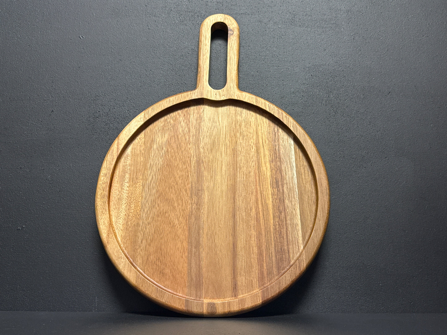 Tablecraft Acacia Collection™ 10" Round Snack Tray 11525