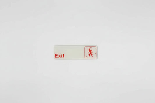 Update International S39-7RD - "Exit" Sign