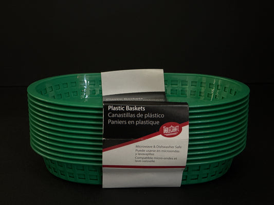 Tablecraft Green Chicago Platter, Pack Of 12 C1076G