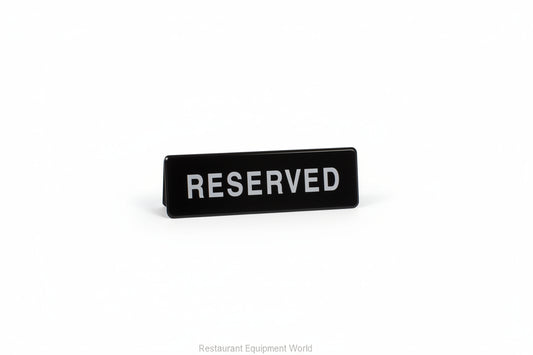 Winco Reserved Information Signs, 9"W x 3"H - SGN-328