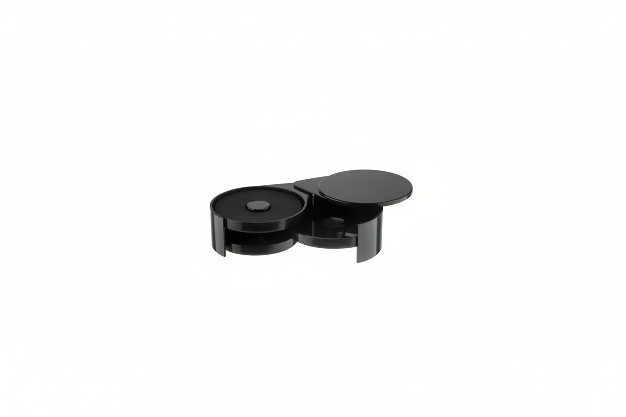 Tablecraft Glass Rimmer With 3 Swing Out Trays 666