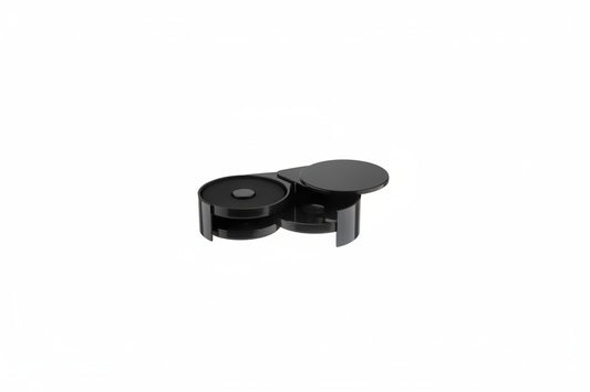Tablecraft Glass Rimmer With 3 Swing Out Trays 666