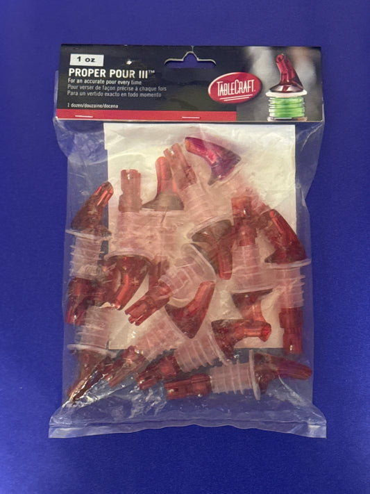 Tablecraft Proper Pour™ III, 1 Oz Measured Pourer 148A