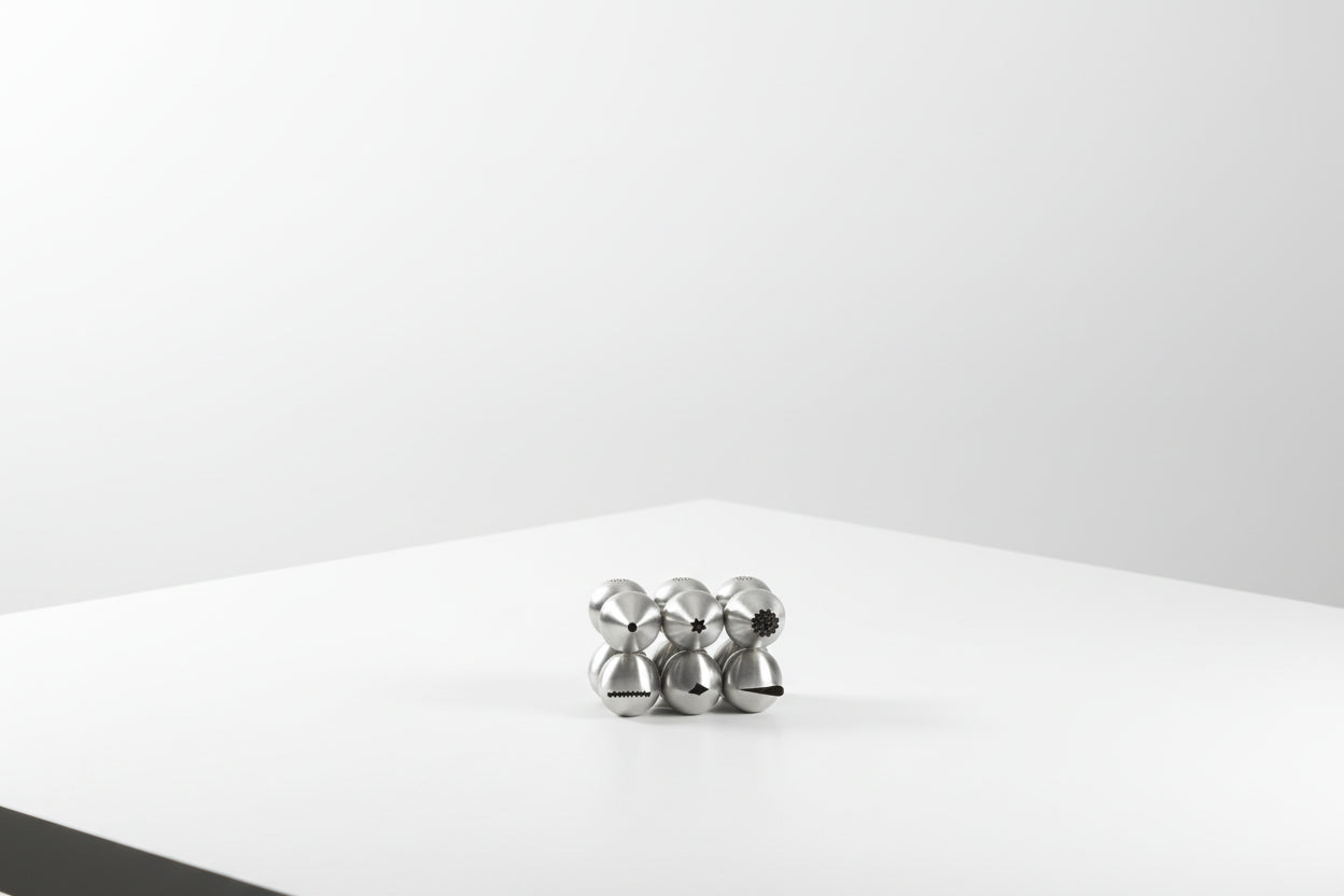 Ateco 8-Piece Stainless Steel Piping Tip Decorating Set 334