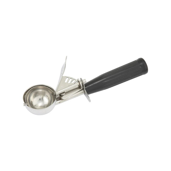 Winco Stainless Steel Thumb Press Disher with Plastic Handle, Size #30 ICD-30