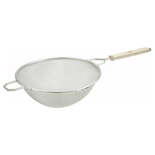 Winco 10-1/2" Single Medium Mesh Strainer MST-10S