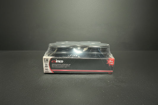 Winco Melamine Ramekin, Plain - Black, 6 oz RP-6K