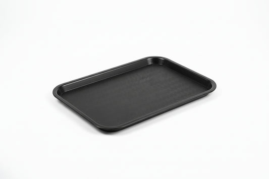 Winco High Quality Plastic Cafeteria Tray - 14 x 18, Black FFT1418K