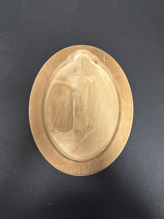 Lodge Oval Wood Underliner, Walnut Stain (UOPB)