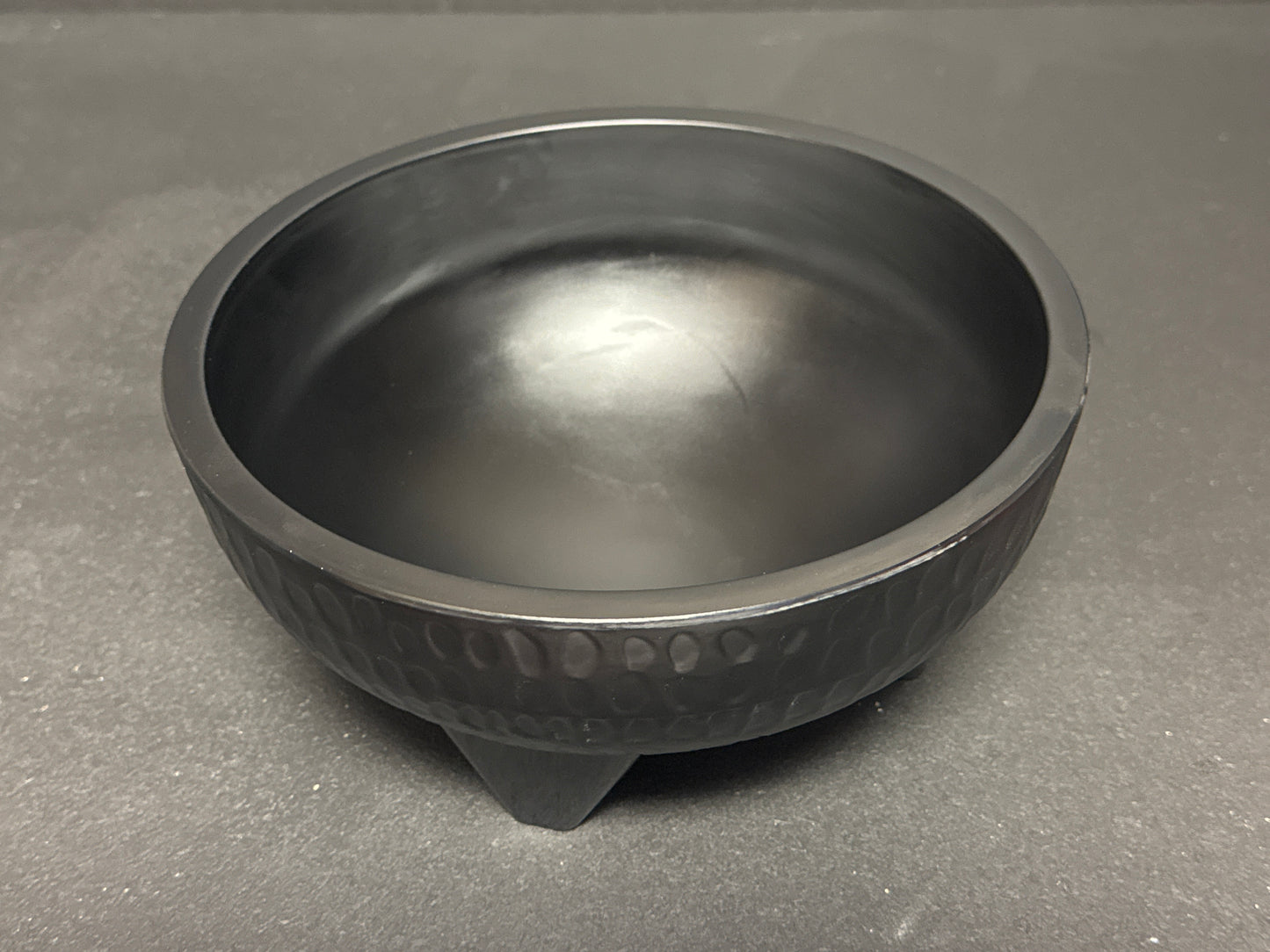GET 64 oz Molcajete Bowl, Melamine, Black (MOJ-804-BK)