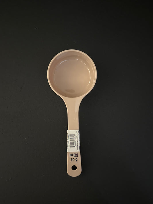 Tablecraft 6 Oz Short Handle Spoonout, Solid 10654