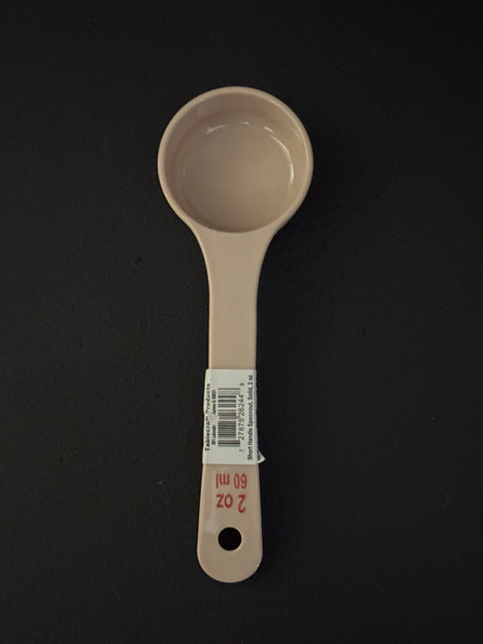 Tablecraft 2 Oz Short Handle Spoonout, Solid 10642