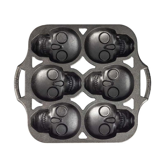 Lodge Skull Mini Cake Pan BWSKULL