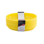 Tablecraft Yellow Classic Oval Basket, Pack Of 12 C1074Y