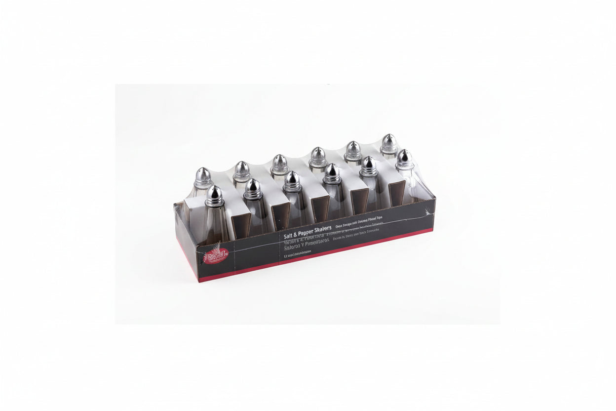 Tablecraft 1 Oz Eiffel Salt & Pepper Shakers (12 Per Pack) C83-12