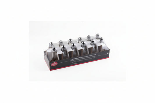 Tablecraft 1 Oz Eiffel Salt & Pepper Shakers (12 Per Pack) C83-12
