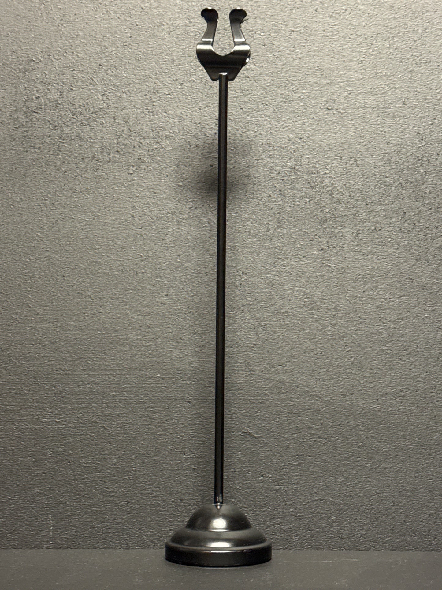 American Metalcraft NUMBER STAND, BLK, WEIGHTED, HARP, 12″ H  HARP, BLACK, 2-1/4" DIA X 12" H HPBL-12