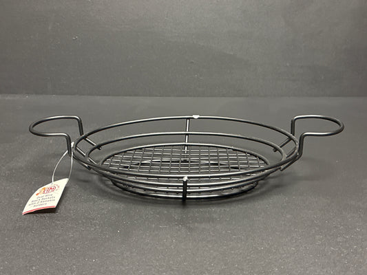 American Metalcraft Oval Wire Baskets With Ramekin Holders - Mesh Bottom BSKB811