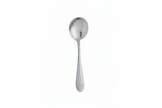 International Tableware CS-113 Bouillon Spoon 6-1/8"L Stainless Steel 18/0 Mirror Finish - 1 Dozen