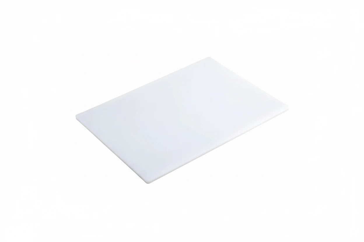 Winco White Rectangular Cutting Board - 15" x 20" x 1/2" CBWT-1520