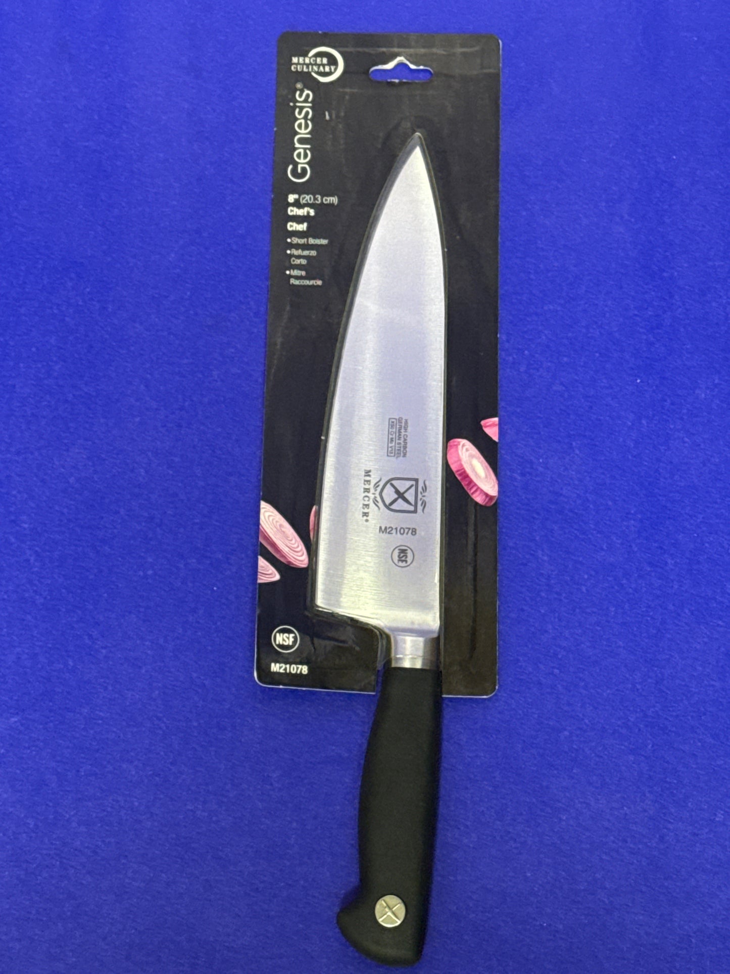 Mercer Culinary M21078 Genesis® 8" Forged Chef Knife with Short Bolsterrcer M21078