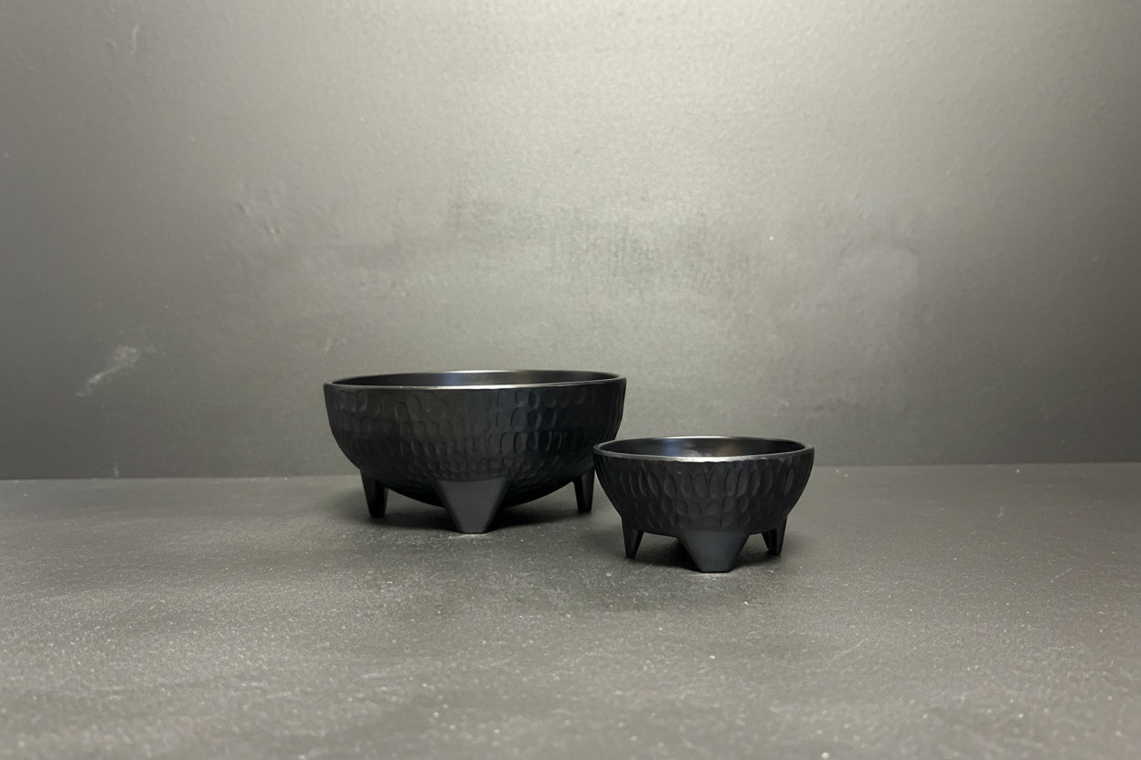 G.E.T. Viva Mexico Melamine 10 oz. Molcajete Bowl MOJ-802-BK