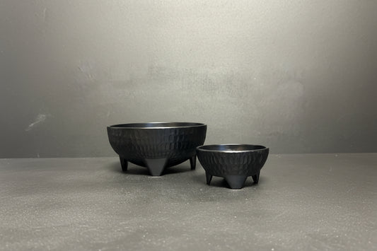 G.E.T. Viva Mexico Melamine 10 oz. Molcajete Bowl MOJ-802-BK