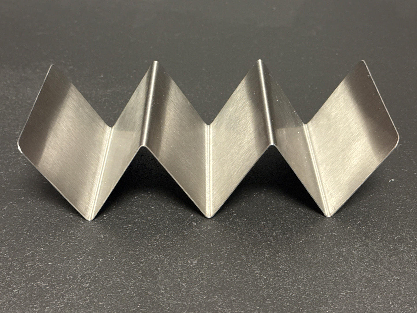 American Metalcraft TACO HOLDER, SS, MINI, 2 OR 3 COMPARTMENTS  4" L X 2" W X 1" H MTSH3