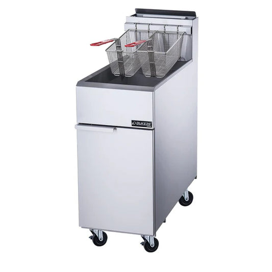 Dukers Natural Gas Fryer with 3 Tube Burners DCF3-NG