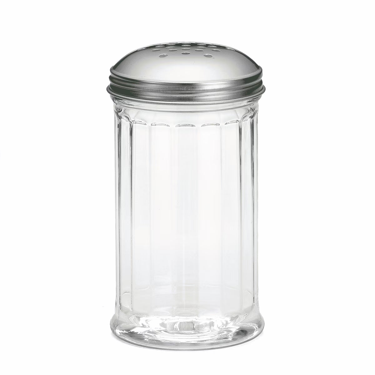 Tablecraft 12 Oz Fluted Plastic Shaker, Perforated Top P800