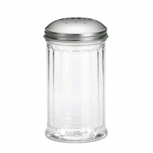 Tablecraft 12 Oz Fluted Plastic Shaker, Perforated Top P800