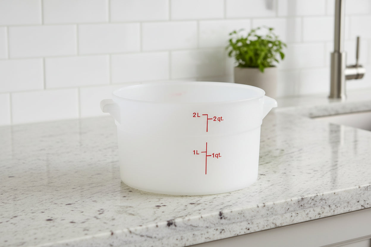 Cambro 2 Qt CLASSIC POLY CAMROUNDS RFS2148