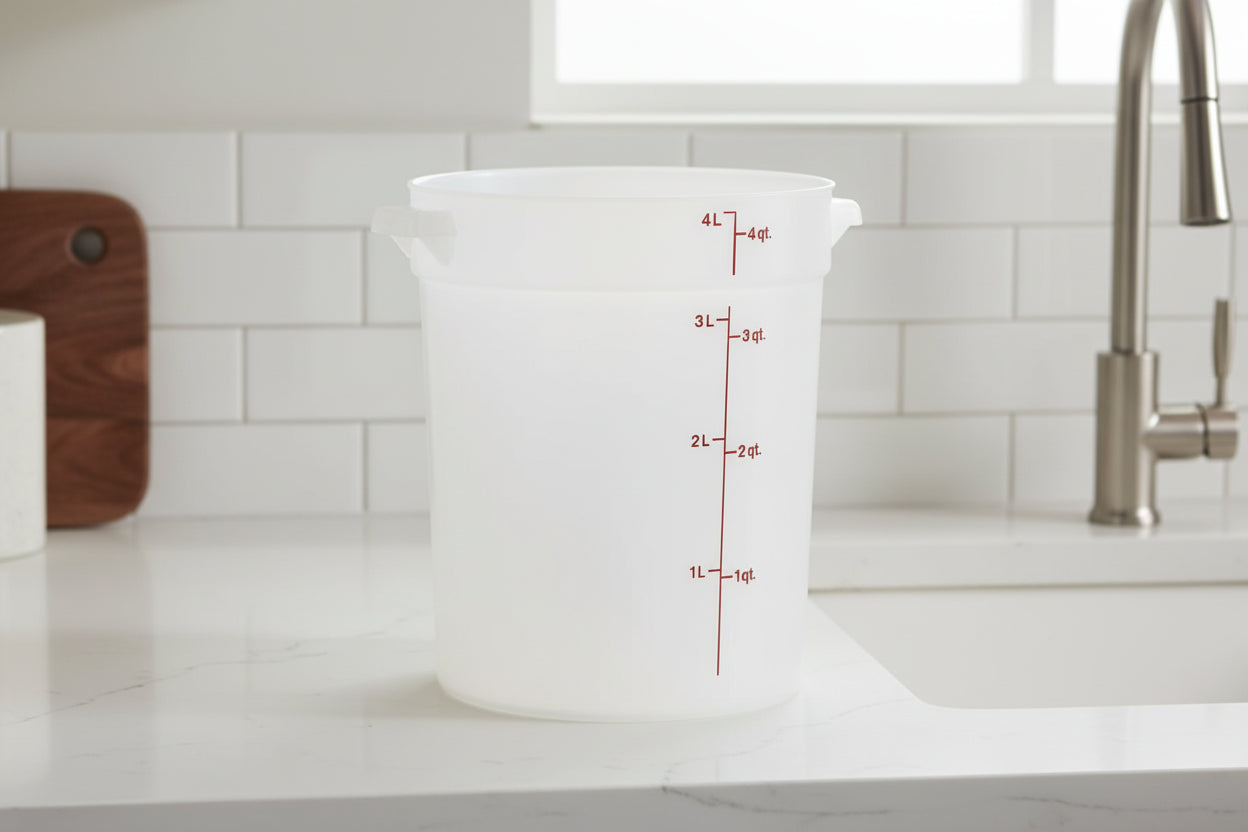 Cambro 4 Qt CLASSIC POLY CAMROUNDS RFS4148