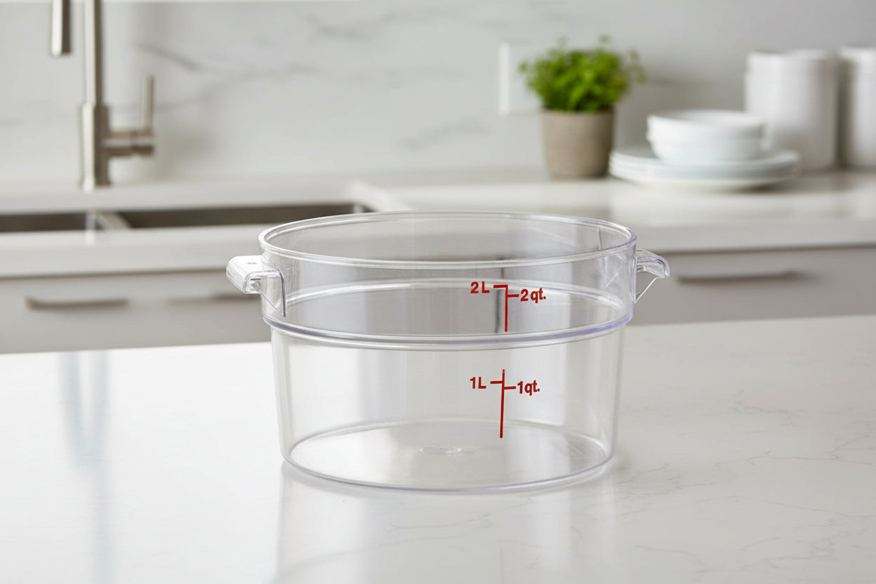 Cambro 2 Qt CLASSIC CAMWEAR® CAMROUNDS RFSCW2135