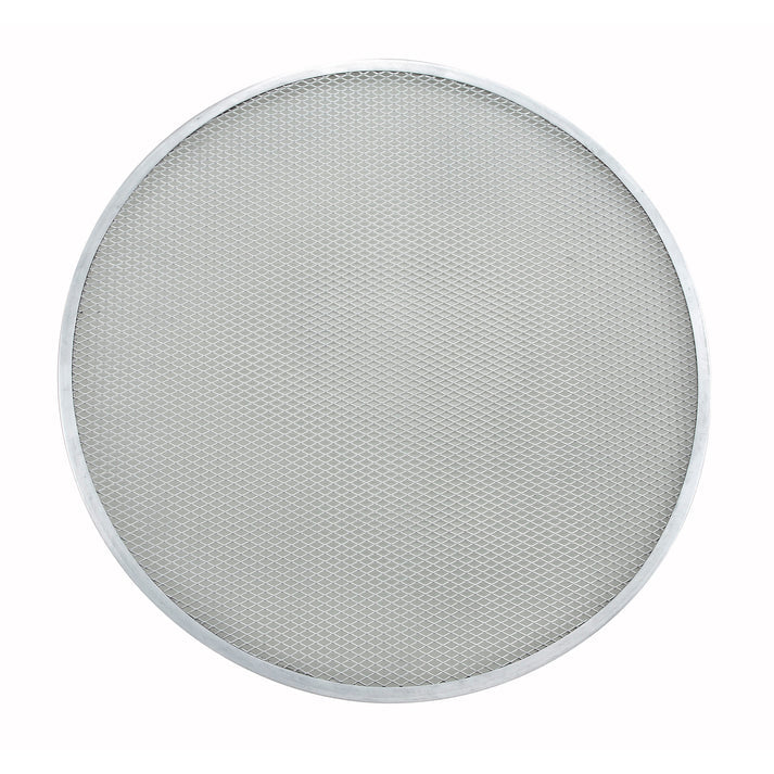 Winco Aluminum Seamless Pizza Screens - 18" APZS-18