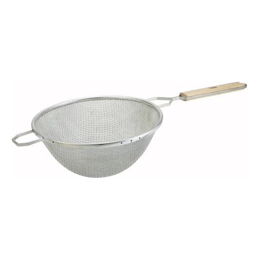 Winco 10-1/2" Double Fine Mesh Strainer MSTF-10D