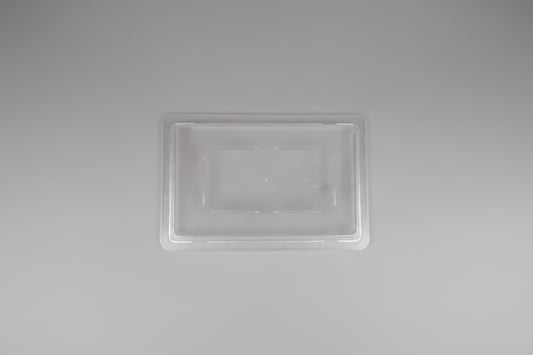 Cambro Camwear® 18" x 12" Clear Food Storage Box Flat Lid, 1218CCW135