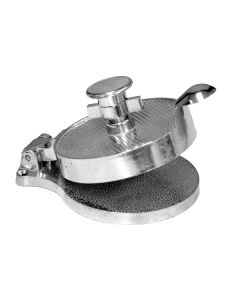 Thunder Group 4 1/2" HAMBURGER PRESS, ADJUSTABLE FROM 1/8" TO 3/8", ALUMINUM ALHP004A