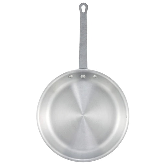 Winco Aluminum Fry Pan, Gladiator, Natural Finish - 10" AFP-10A