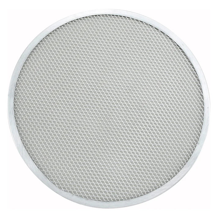 Winco Aluminum Seamless Pizza Screens - 14" APZS-14