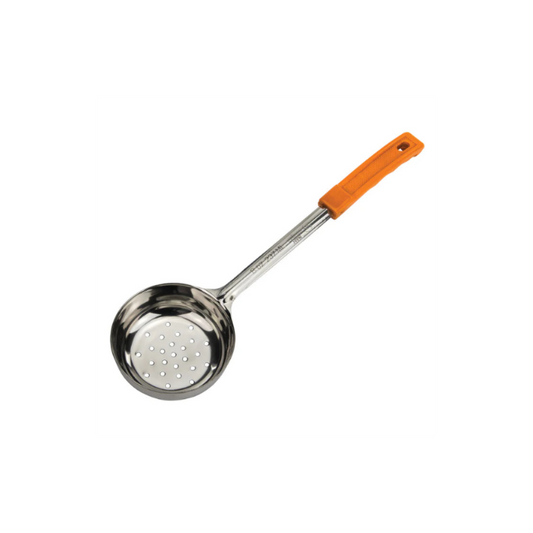 Winco Prime One-Piece Stainless Steel Portioners - Perforated, 8 oz FPPN-8