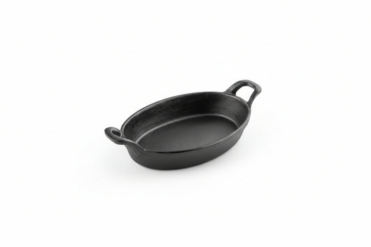 Tablecraft Cast Iron Cookware 24 Oz Oval Au Gratin CW30100