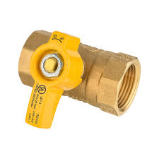 EFIELD Gas Ball Valve with 3/4'' FIP x 3/4'' FIP Brass Fittings for Gas Connectors with Quarter-Turn, UL CSA Approved (1),(VALVE236)