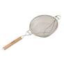 Crestware WHSHD12 12 Inch Double Mesh Strainer Heavy Duty Wood Handle