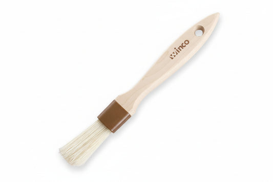 Winco Pastry/Basting Brush with Plastic Ferrule - 1" Flat WFB-10